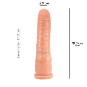 Dildo Consolador Lovix Curve Bodysafe Vibrador