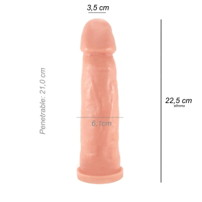 Dildo Consolador Lovix Magnus Bodysafe Vibrador