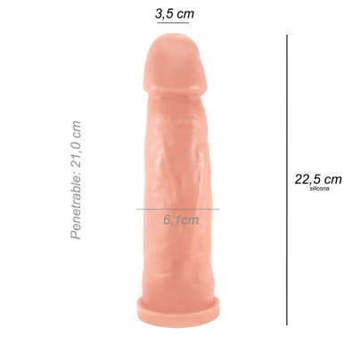 Dildo Consolador Lovix Magnus Bodysafe Vibrador