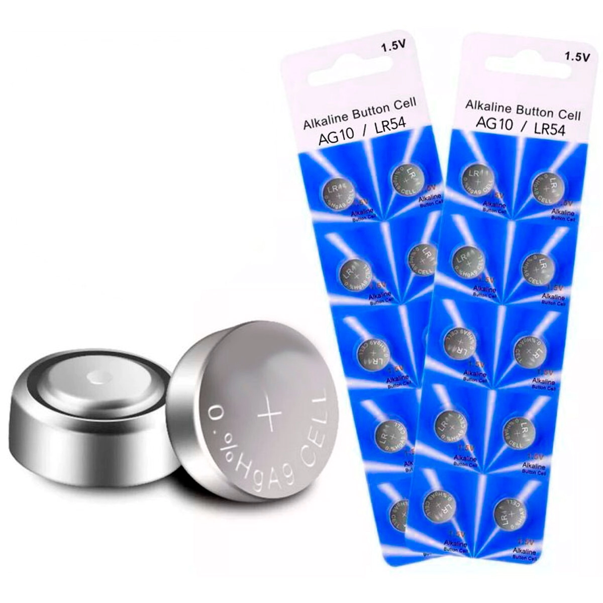 Pilas Ag10 Baterias Lr54 Blister X10