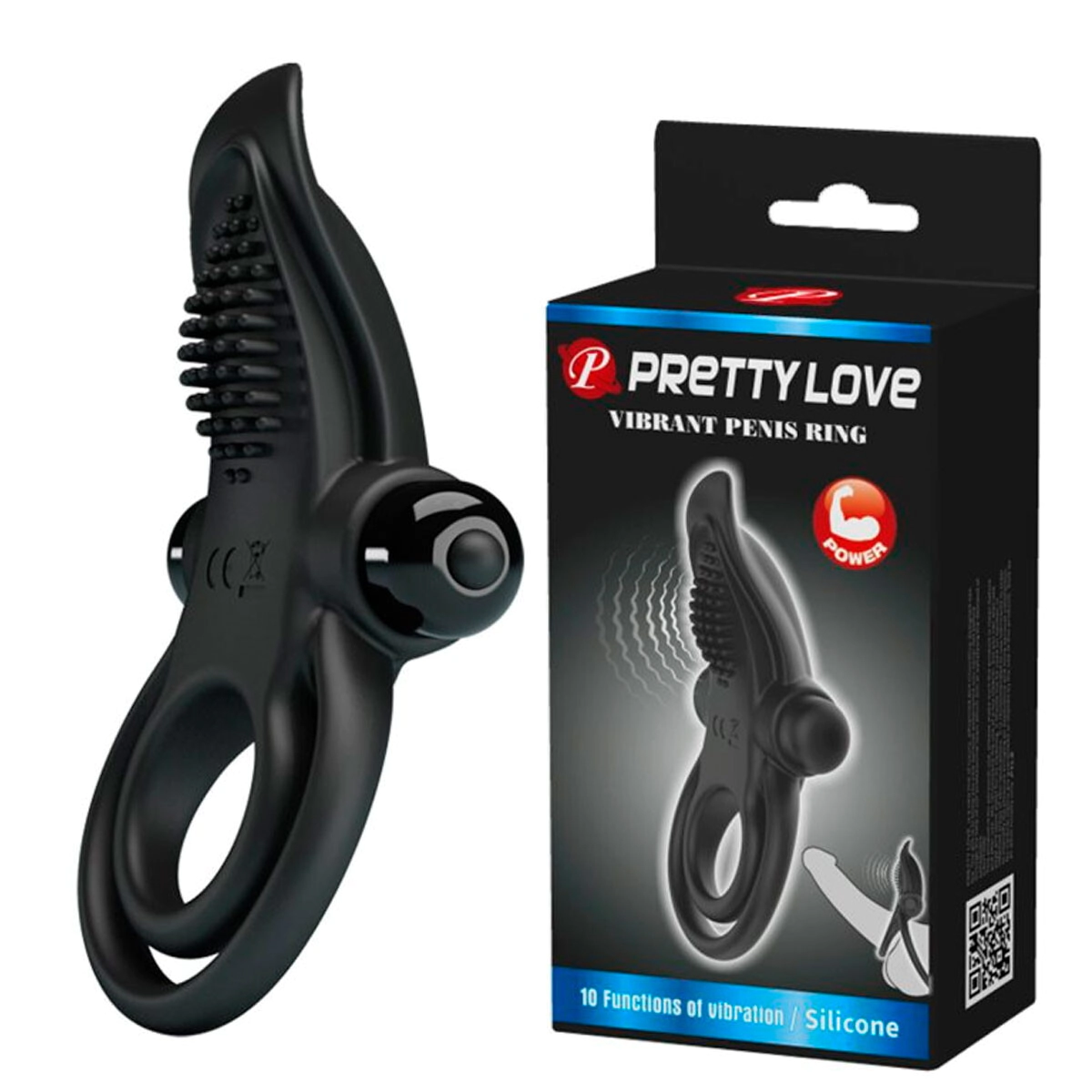 Anillo Peneano Vibrador Pretty Love Power Waterproof