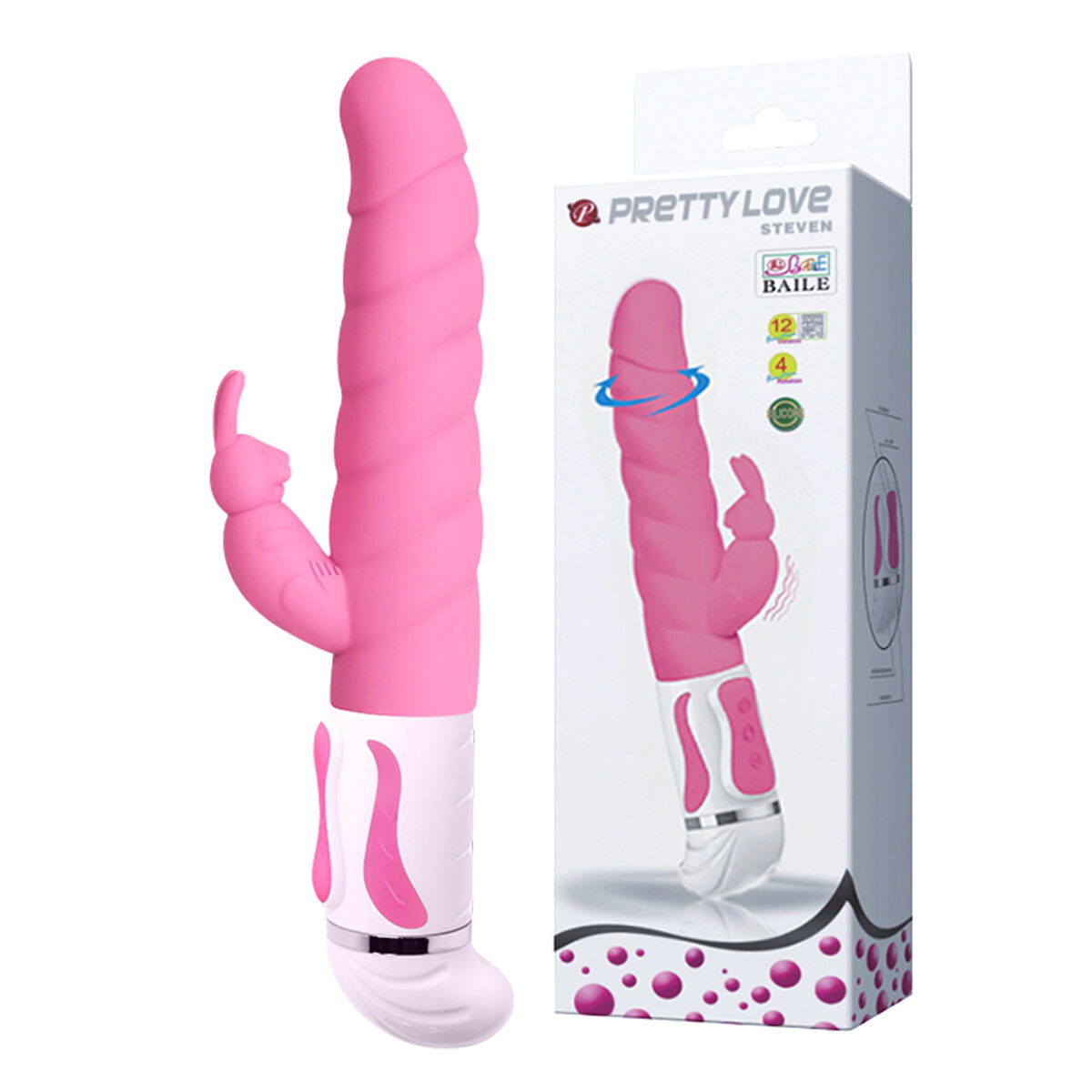 Vibrador Rabbit Rotador Pretty Love Steven