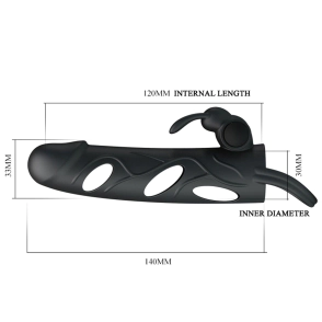 Funda Peneana Pretty Love Doble Vibrador