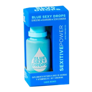 Gotas Vigorizantes Sexitive Blue Sexy Drops
