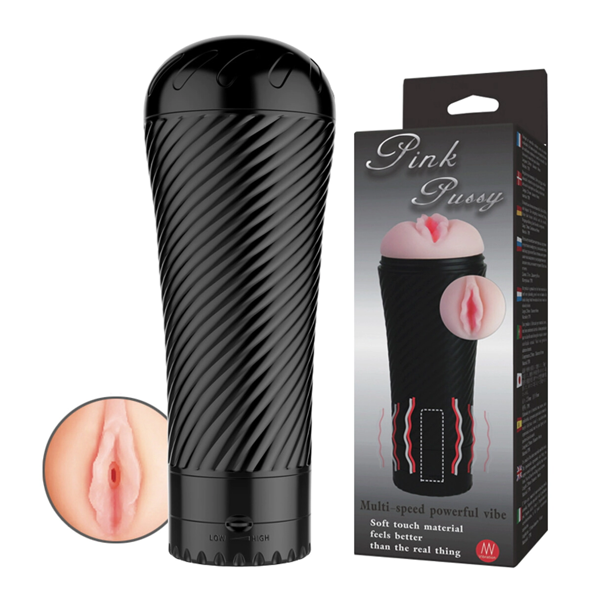 Masturbador Baile Pink Butt Vibrador