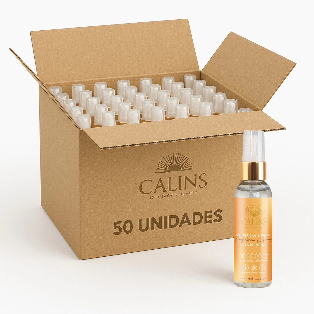 Gel Lubricante Multiorgasmo Calins L-Arginina 50 Unidades