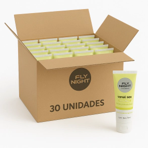 Crema Lubricante Anal Fly Night. 30 Unidades
