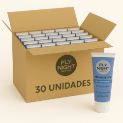 Gel Lubricante Retardante Fly Night One More Time - Bulto 30 Unidades