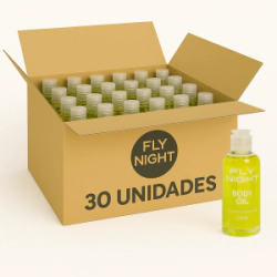 Aceite Corporal Saborizado Fly Night Lima - Bulto 30 Unidades