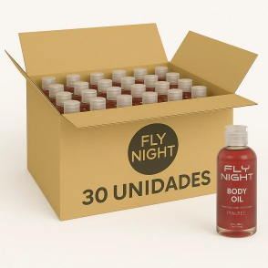Aceite Corporal Saborizado Fly Night Uva Malbec. 30 Unidades
