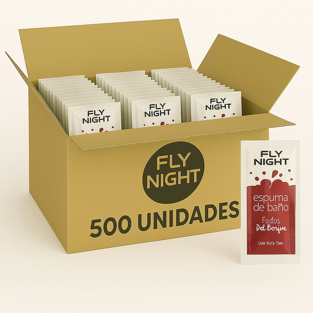 Espuma De Ba�o Fly Night - Bulto 500 Unidades