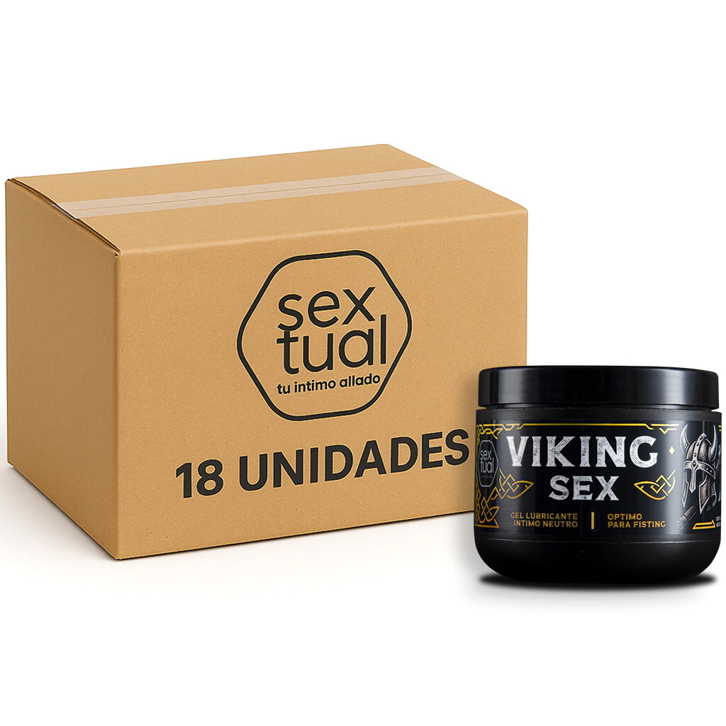 Gel Lubricante Fisting Sextual Viking Sex  - Bulto 18 Unidades