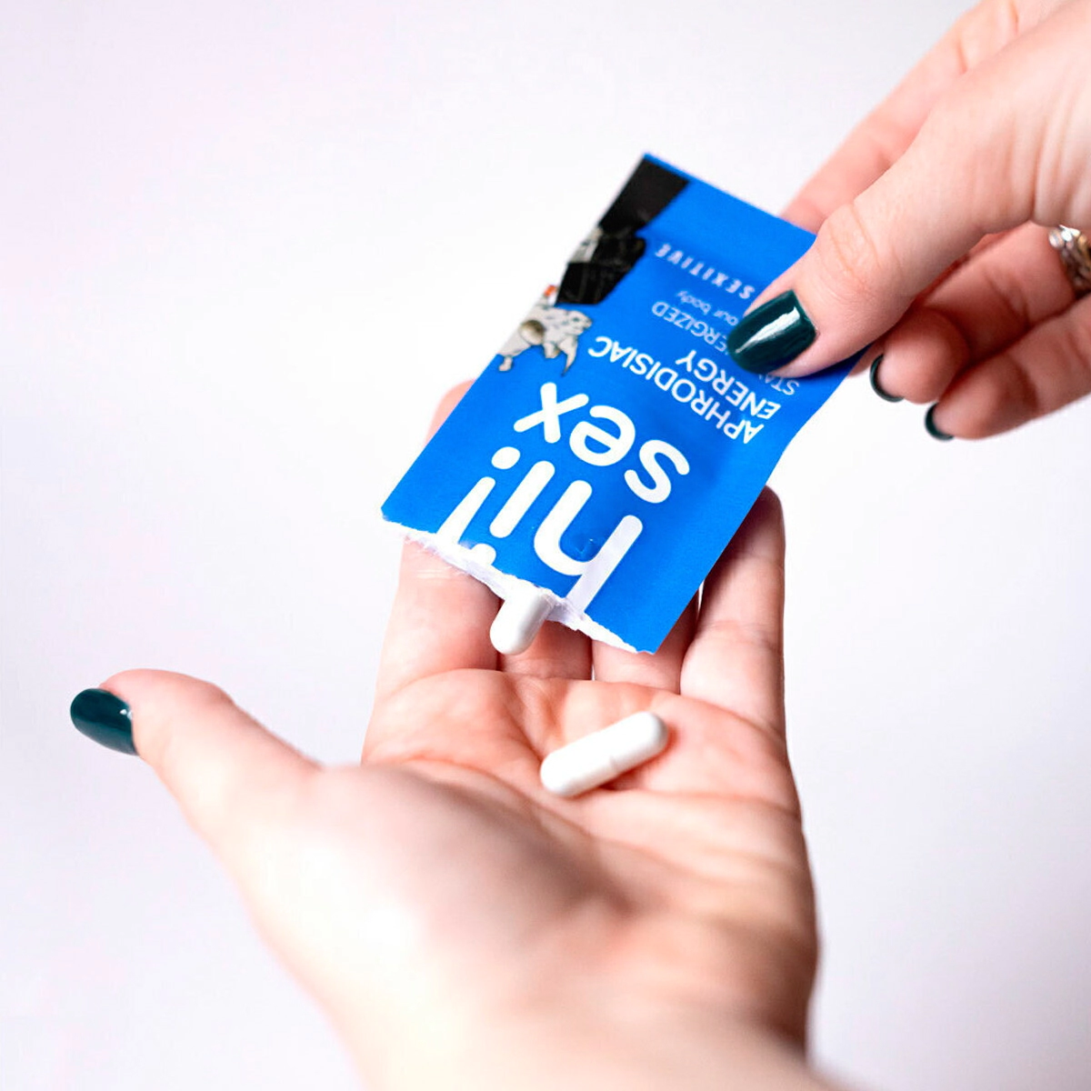 Suplemento Sexitive Aphrodisiac Energy Azul Pouch