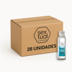 Gel Lubricante Intimo Base Agua Neutro Sextual - Bulto 28 Unidades