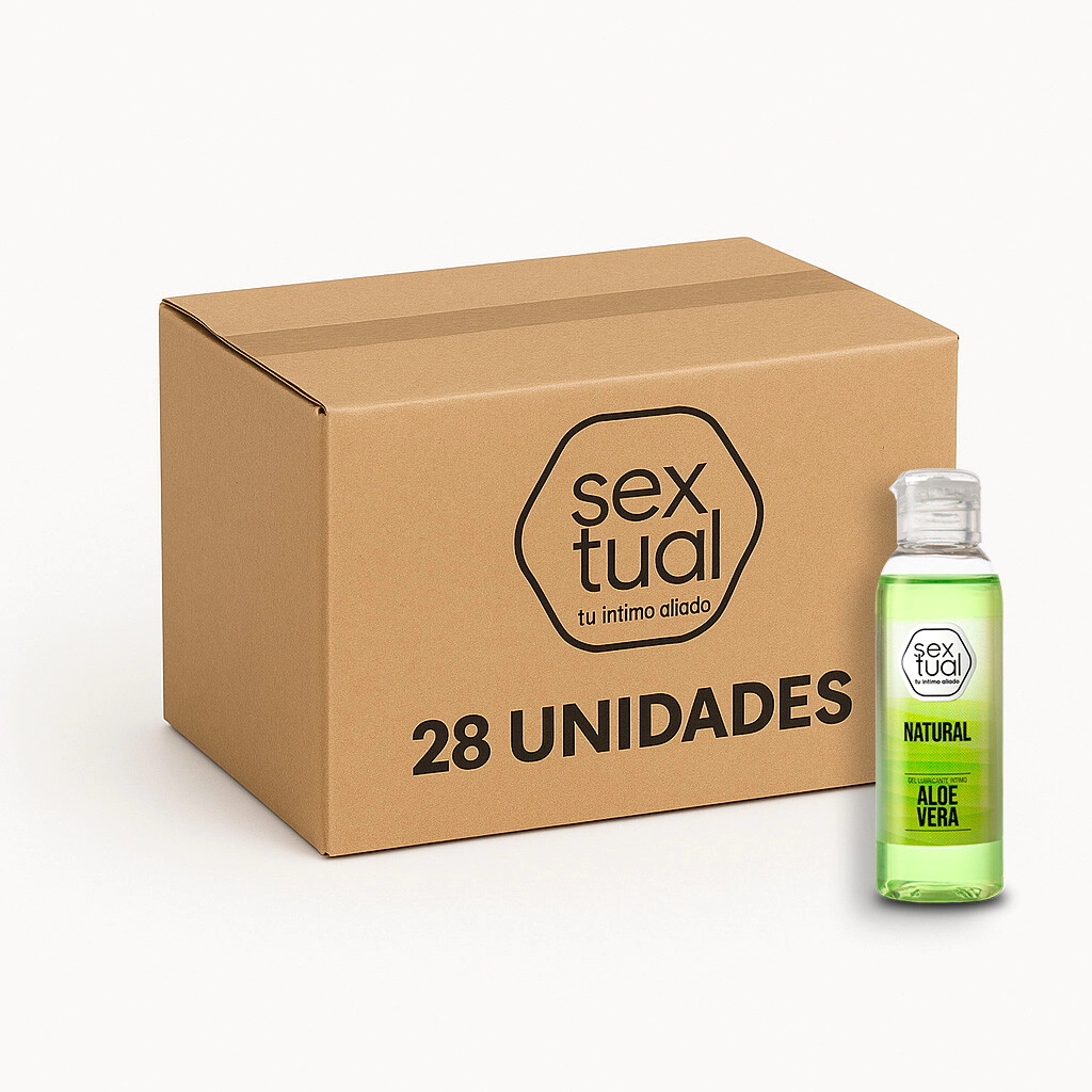 Gel Lubricante Sextual Aloe Vera - Bulto 28 Unidades