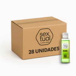 Gel Lubricante Sextual Aloe Vera - Bulto 28 Unidades
