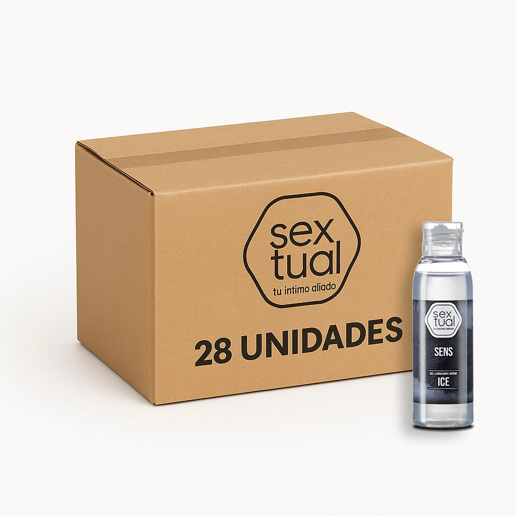 Gel Lubricante Intimo Efecto Frio Sextual Ice. 28 Unidades