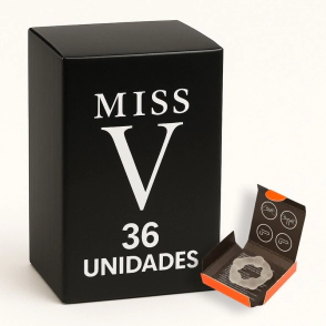 Anillo Peneano Miss V Color Translucido 36 Unidades