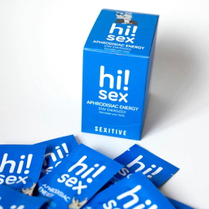 Suplemento Sexitive Aphrodisiac Energy Azul Box 10 Unidades
