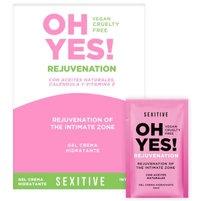 Lubricante Hidratante Sexitive Oh Yes Rejuvenation - Box 44 unid.
