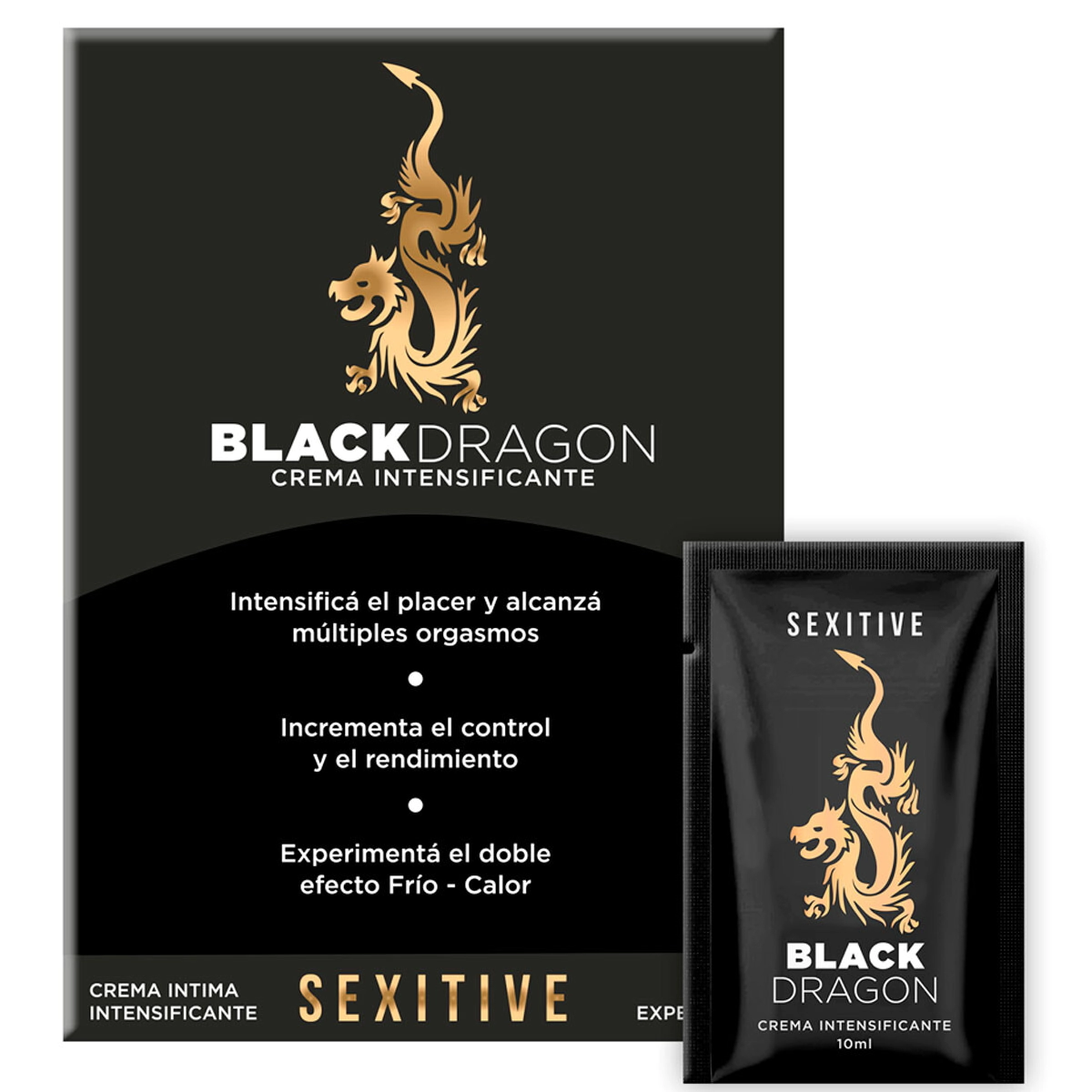 Crema Potenciadora Sexitive Black Dragon - Box 44 unid