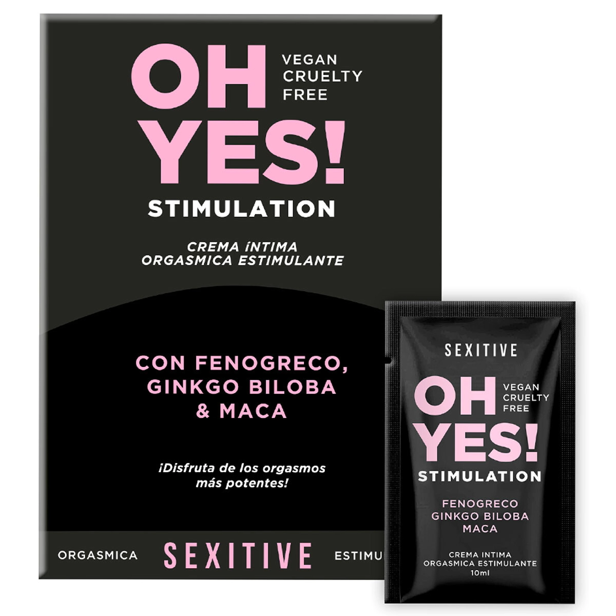 Crema Intensificadora Sexitive Oh Yes Stimulation - Box 44 unid
