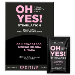 Crema Intensificadora Sexitive Oh Yes Stimulation - Box 44 unid