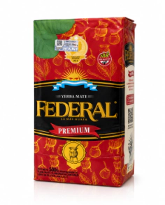Yerba Mate Federal Premium Agroecologica 500g Con Palo