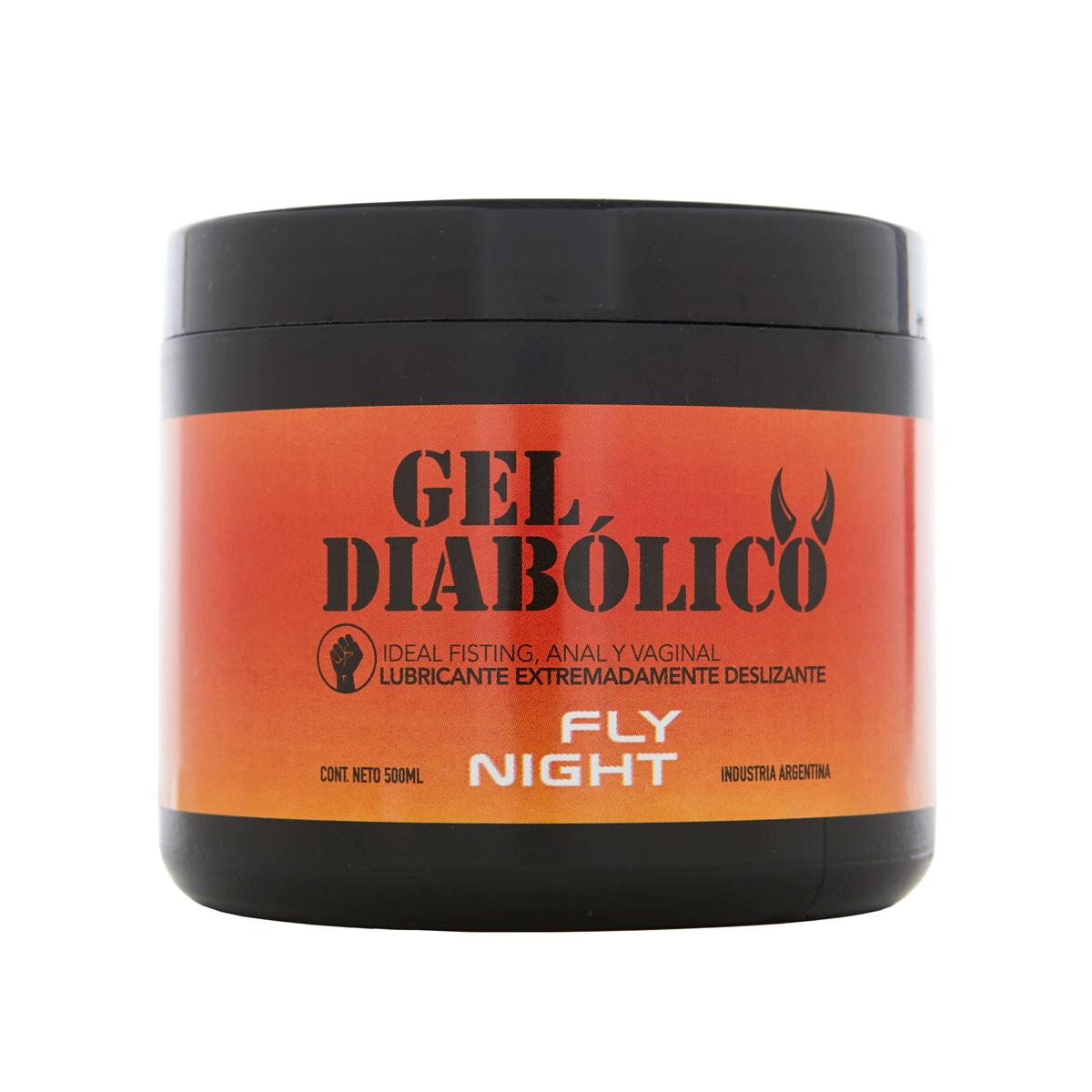 Gel Lubricante Fisting Base Agua Fly Night Diabolico