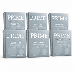 Pack Preservativos Super Finos Prime x 18 unid (6x3)