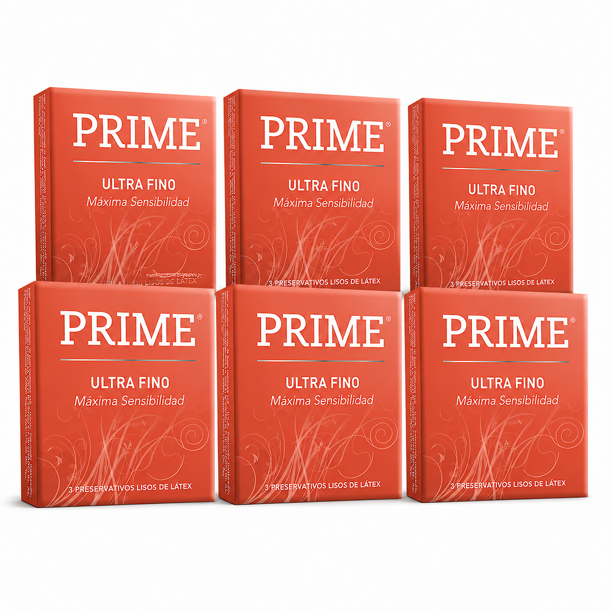 Pack Preservativos Ultra Finos Prime x 18 unid (6x3)