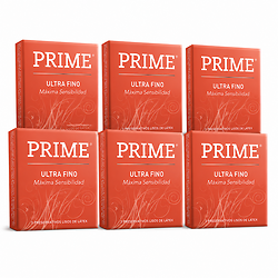 Pack Preservativos Ultra Finos Prime x 18 unid (6x3)