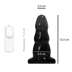 Plug Anal Escalonado Vibrador