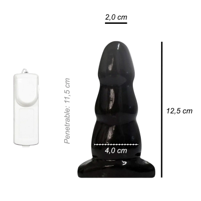 Plug Anal Escalonado Vibrador