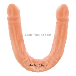 Dildo Consolador Doble Dong Vertebrado