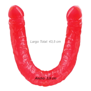 Dildo Consolador Doble Dong Vertebrado