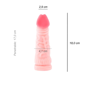 Dildo Consolador Americano Jr Cyber Skin