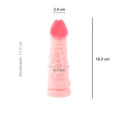 Dildo Consolador Americano Jr Cyber Skin