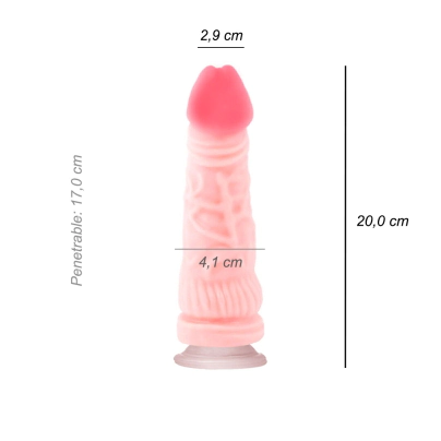 Dildo Consolador Americano Jr Cyber Skin Ventosa