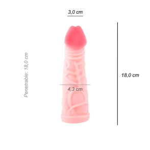Dildo Consolador Americano Grande Cyber Skin