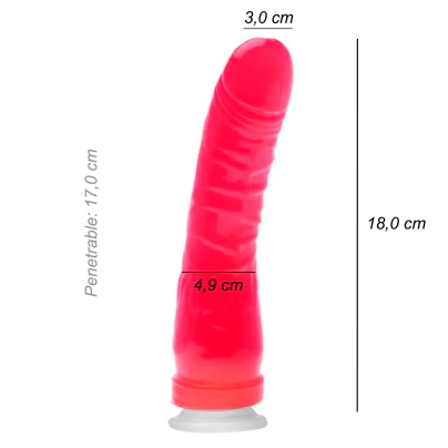 Dildo Consolador Banana Ventosa