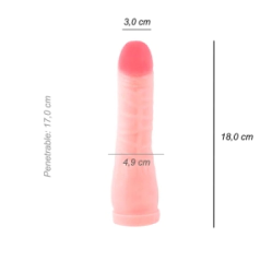 Dildo Consolador Banana Cyber Skin