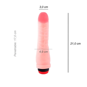 Dildo Consolador Banana Cyber Skin Vibrador
