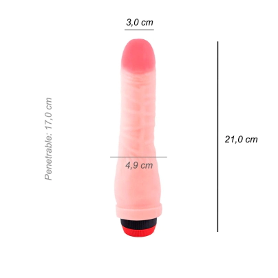 Dildo Consolador Banana Cyber Skin Vibrador