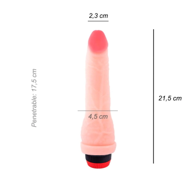 Dildo Consolador Bananin Cyber Skin Vibrador