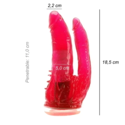 Dildo Consolador Doble Hot Ventosa