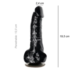 Dildo Consolador Emperador Ventosa