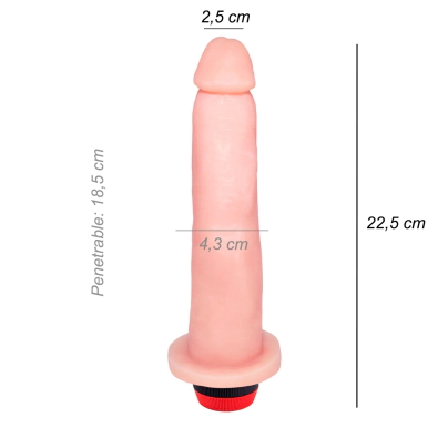 Dildo Consolador Geminis Vibrador