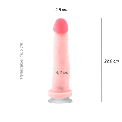 Dildo Consolador Geminis Cyber Skin Ventosa