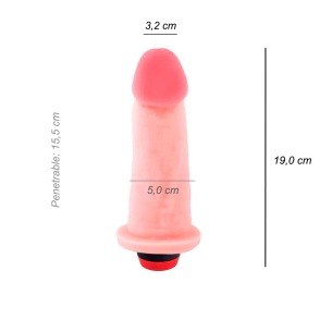 Dildo Consolador Majestic Cyber Skin Vibrador
